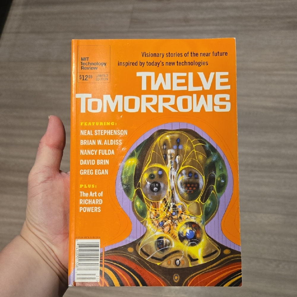Twelve Tomorrows MIT Technology Review Paperback Book Limited Edition